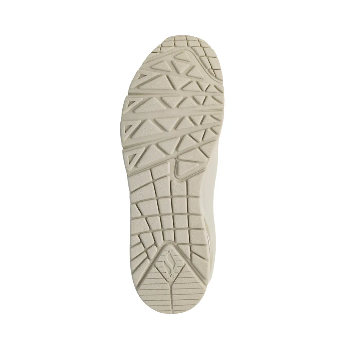 Sneakers grigie da donna con suola ad aria Skechers Uno