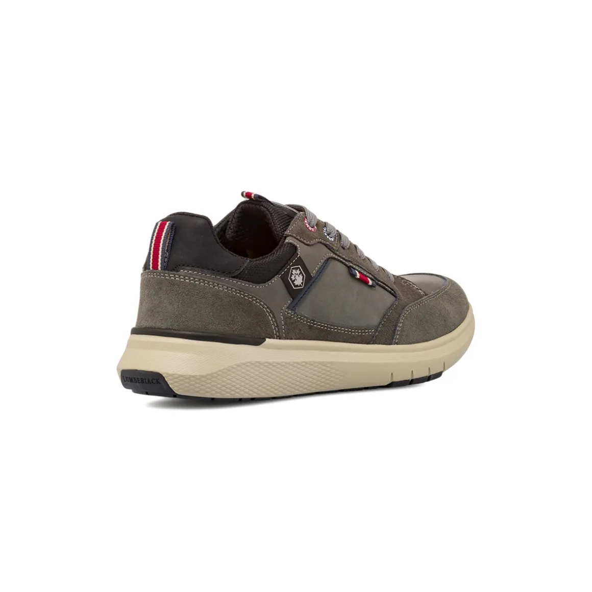 Sneakers Grigie da Uomo con inserti in contrasto Lumberjack