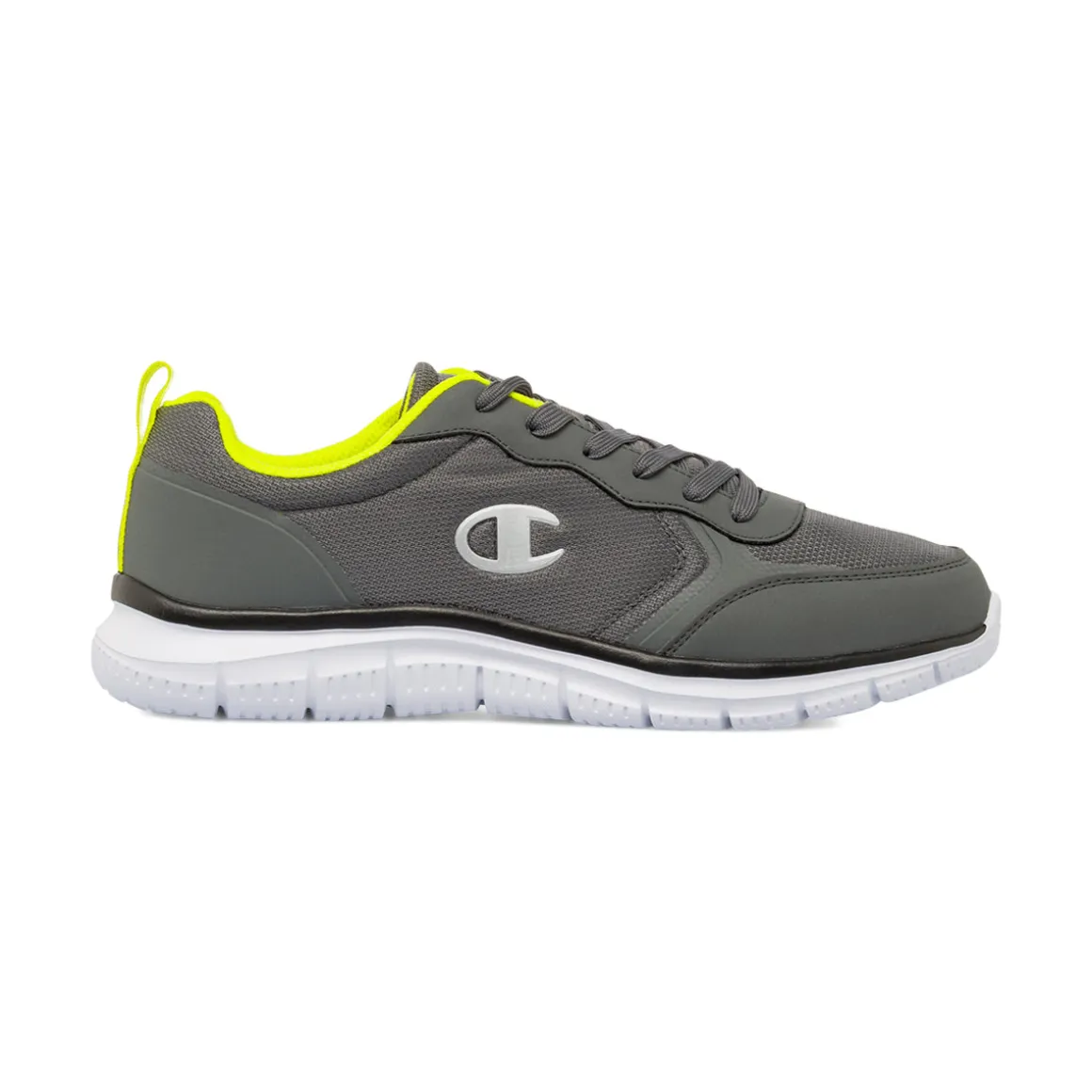 Sneakers Grigie da Uomo con dettagli lime Champion EL45 Low Cut