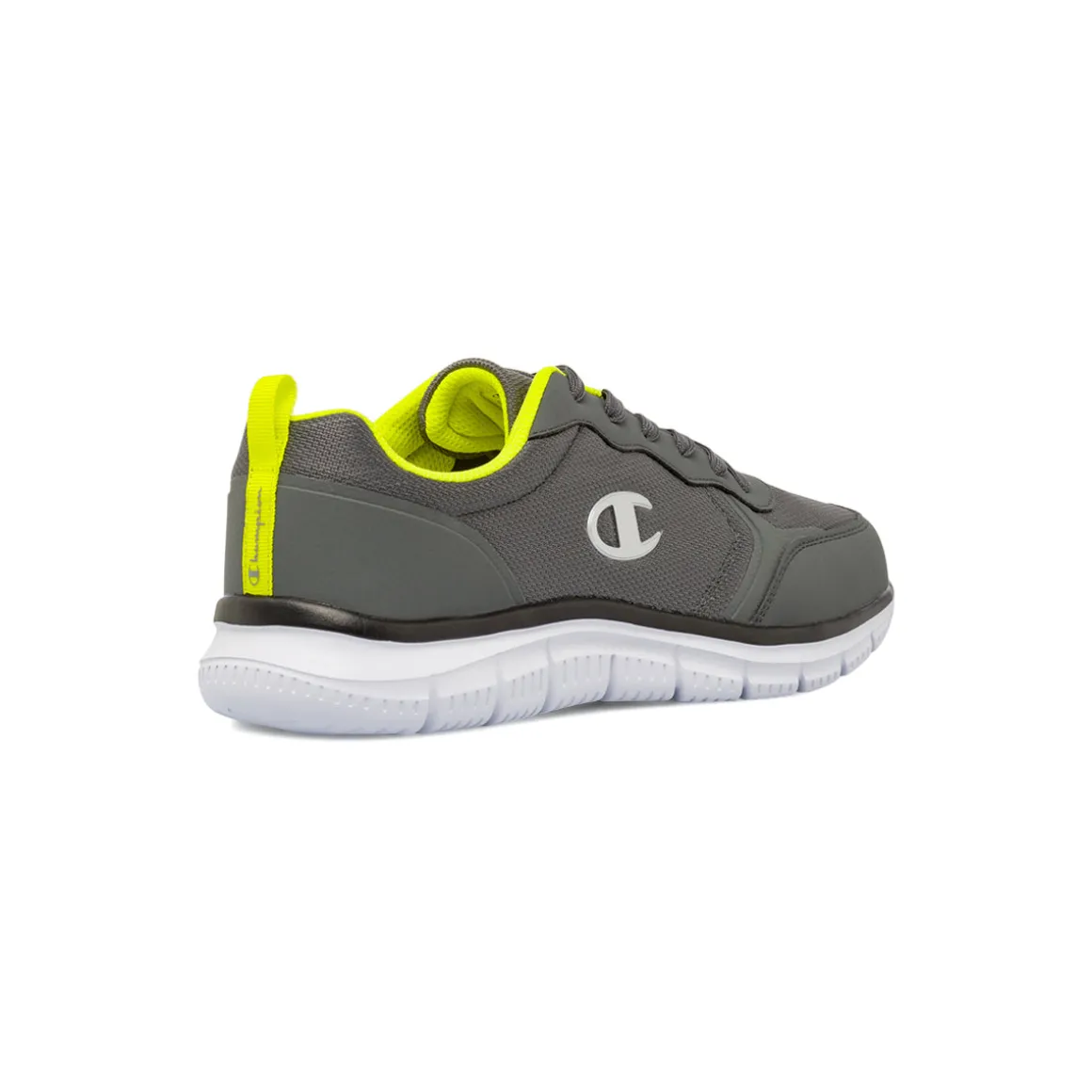 Sneakers Grigie da Uomo con dettagli lime Champion EL45 Low Cut