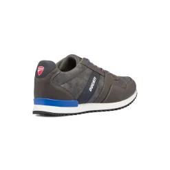 Sneakers grigie da uomo con logo laterale Ducati