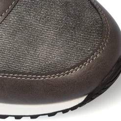 Sneakers grigie da uomo con logo laterale Ducati