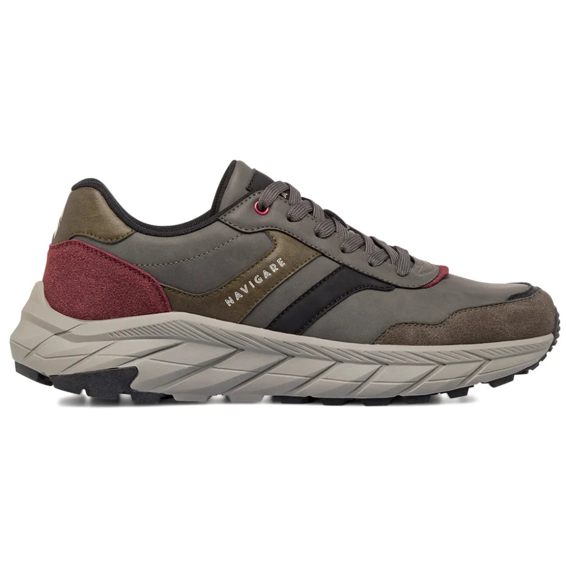 Sneakers Grigie da Uomo con dettaglio in contrasto Navigare