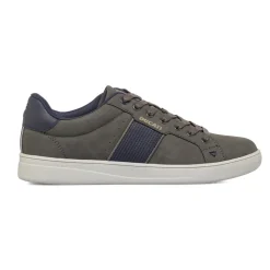 Sneakers grigie da Uomo con inserti blu Ducati