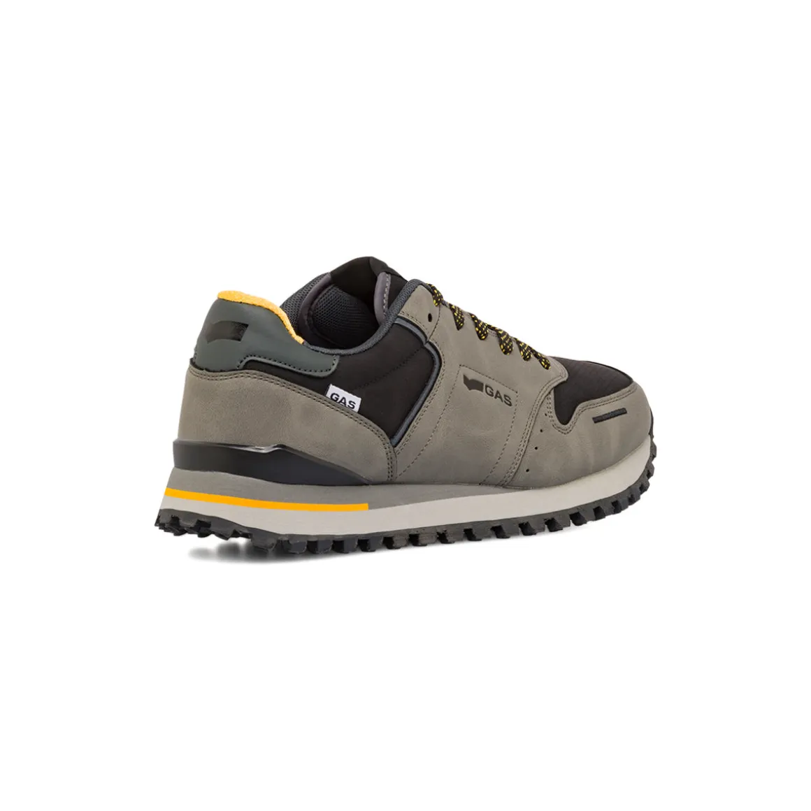Sneakers grigie da uomo con logo Gas Alba