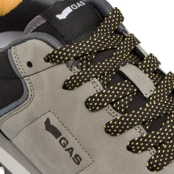 Sneakers grigie da uomo con logo Gas Alba