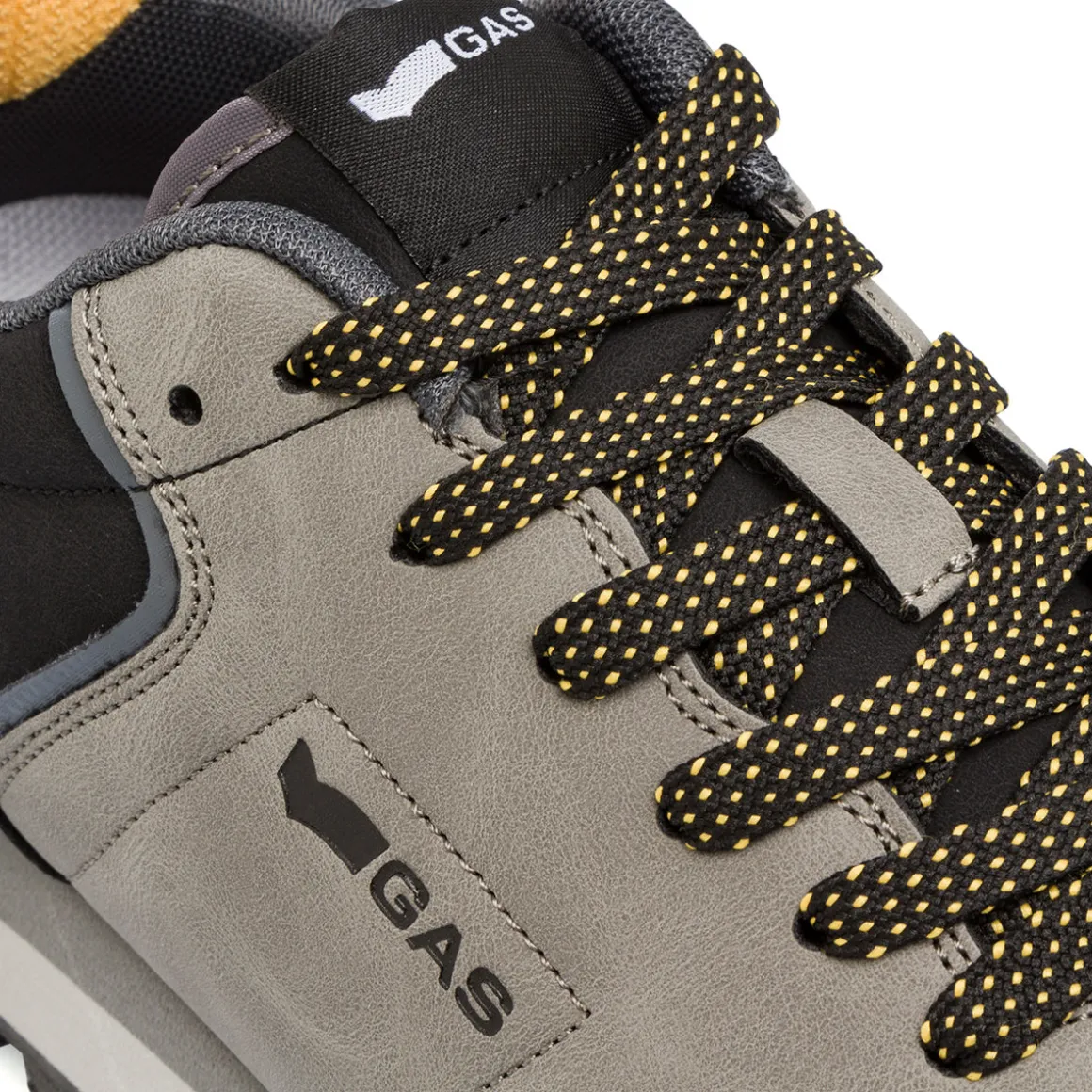Sneakers grigie da uomo con logo Gas Alba
