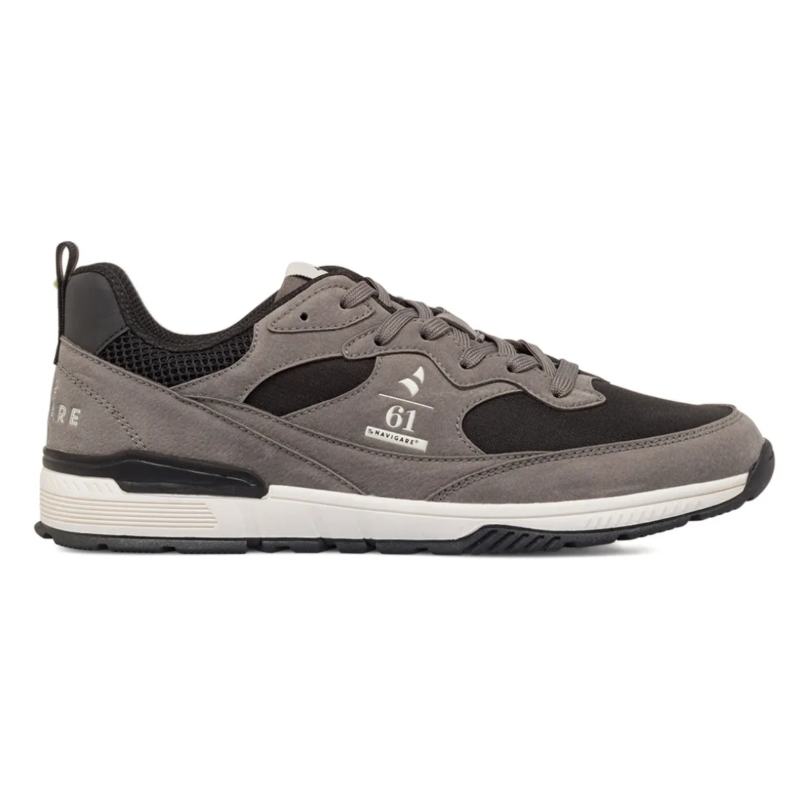 Sneakers Grigie da Uomo con inserti in contrasto Navigare