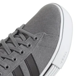 Sneakers grigie da Uomo in tela con tre strisce DAILY 4.0 adidas