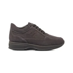 Sneakers grigie da Uomo in suede Lumberjack