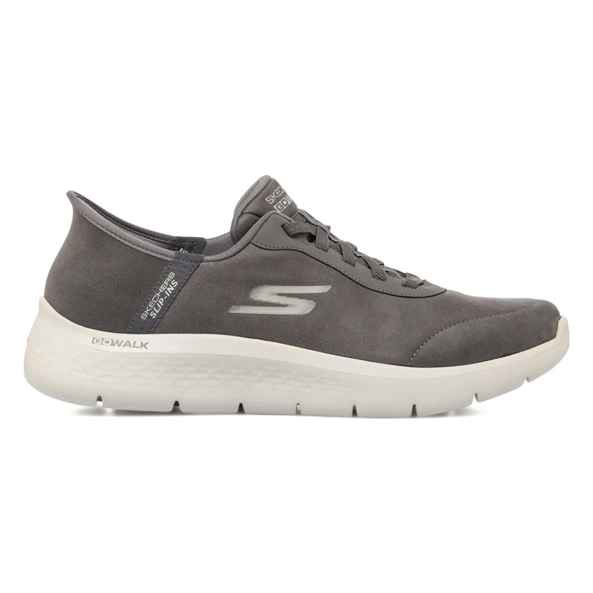 Sneakers Grigie da Uomo Skechers in Memory Foam Go Walk Slip-Ins