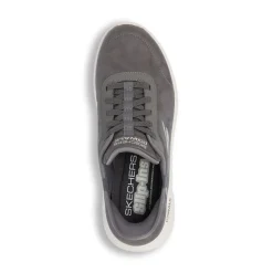 Sneakers Grigie da Uomo Skechers in Memory Foam Go Walk Slip-Ins