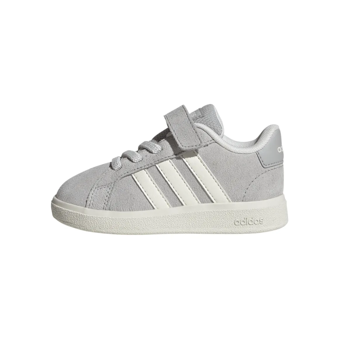 Sneakers grigie Primi Passi con strappo adidas Grand court 00s