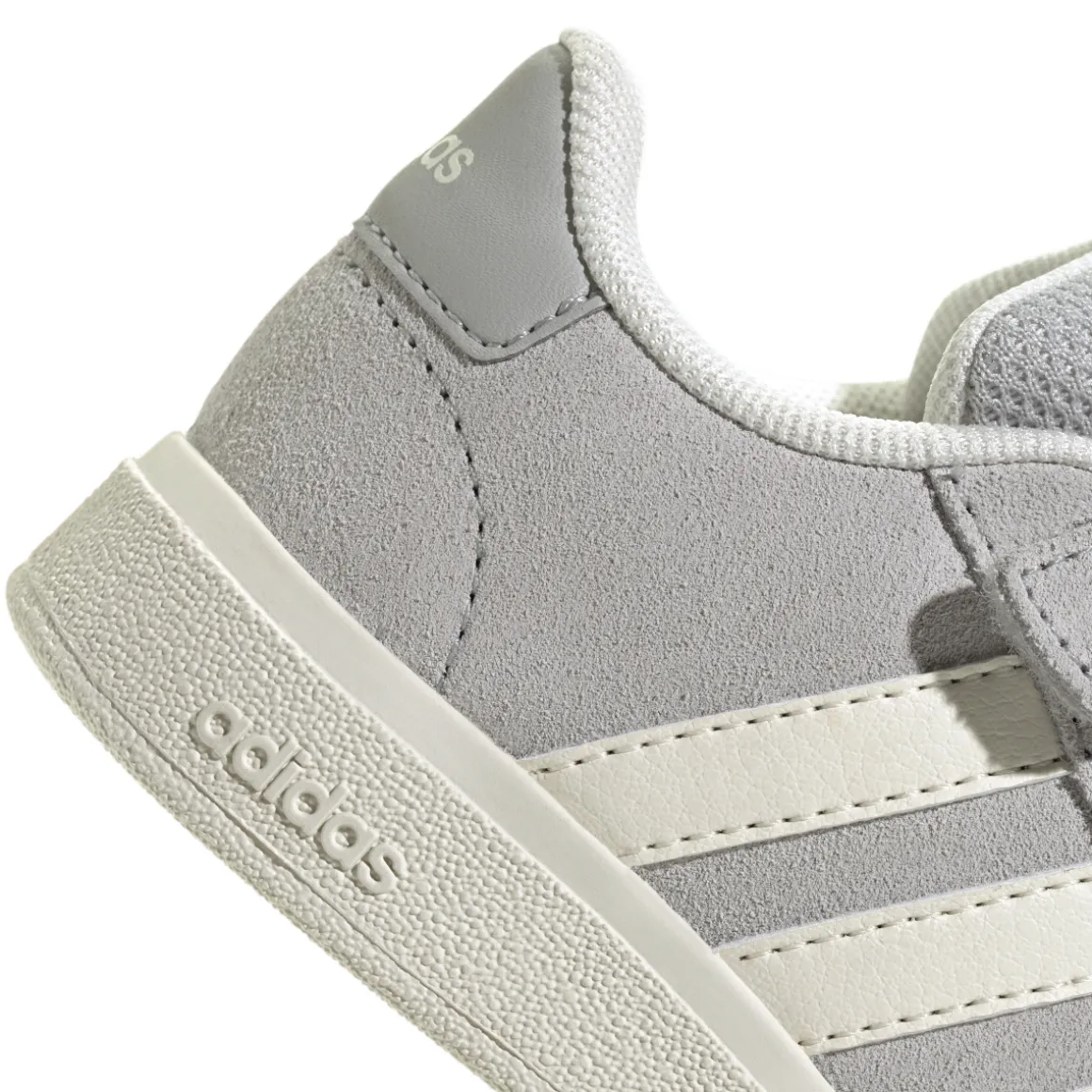 Sneakers grigie Primi Passi con strappo adidas Grand court 00s