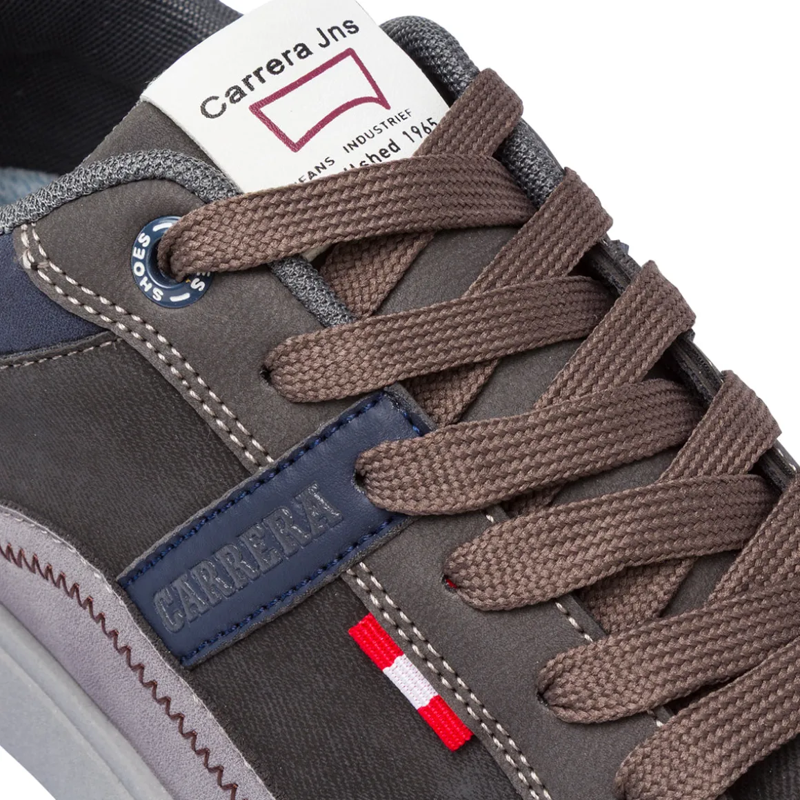 Sneakers grigio da Uomo con banda laterale Carrera Jeans