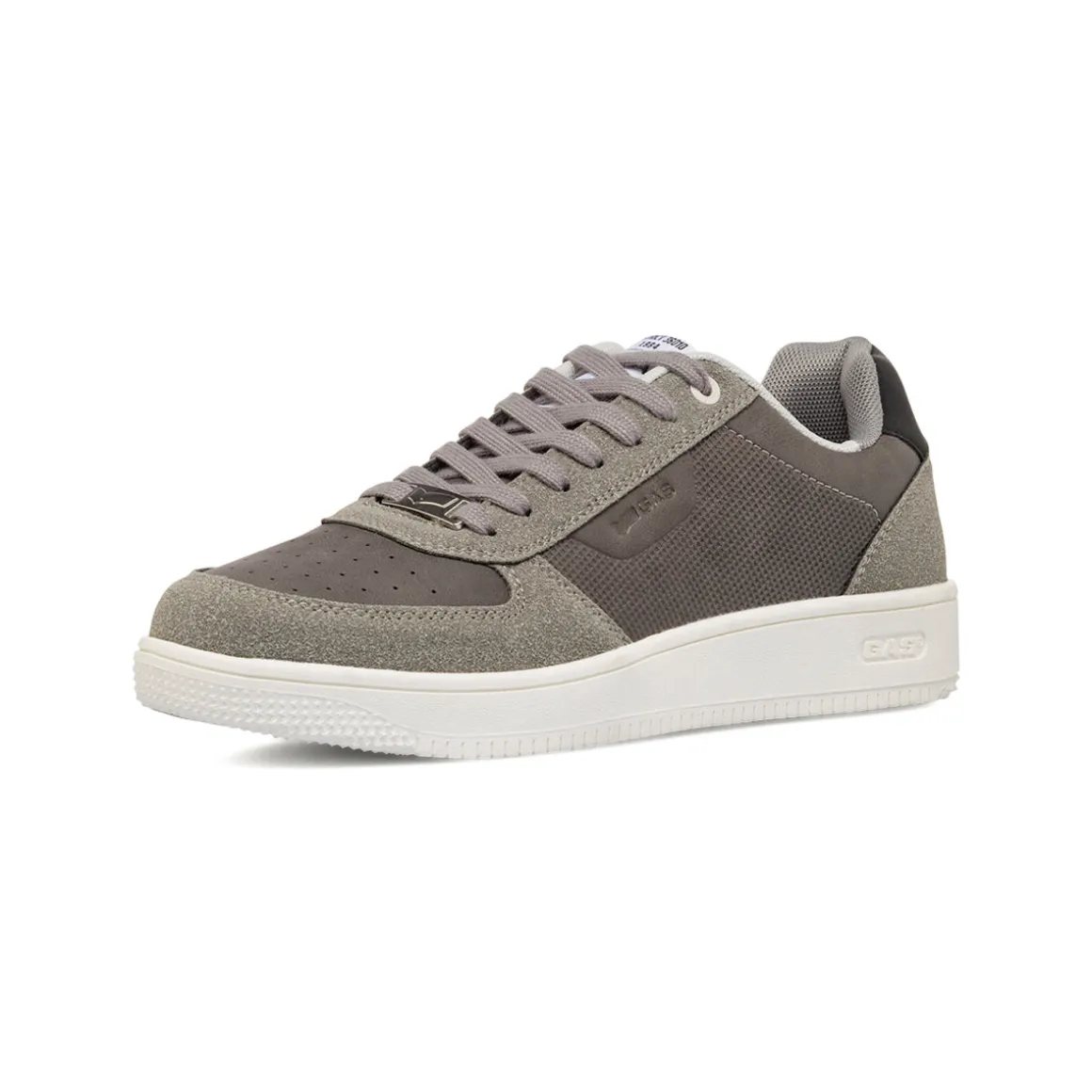 Sneakers grigio da Uomo con dettagli in suede Gas