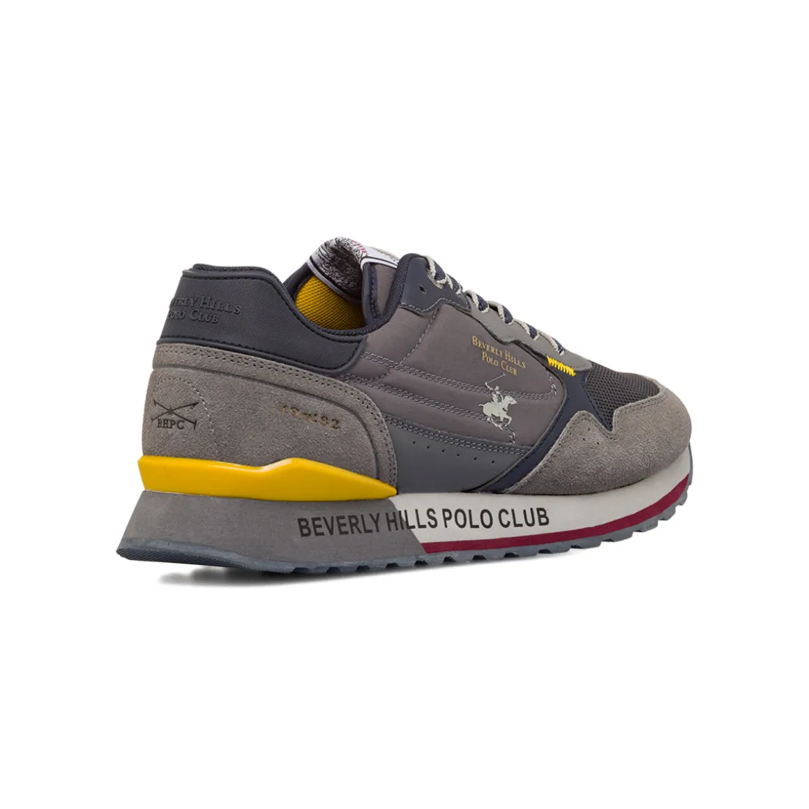 Sneakers Grigio e Blu da Uomo Beverly Hills Polo Club
