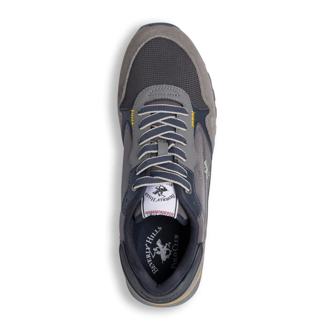 Sneakers Grigio e Blu da Uomo Beverly Hills Polo Club