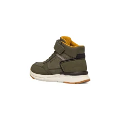 Sneakers khaki da ragazzo con logo Ducati