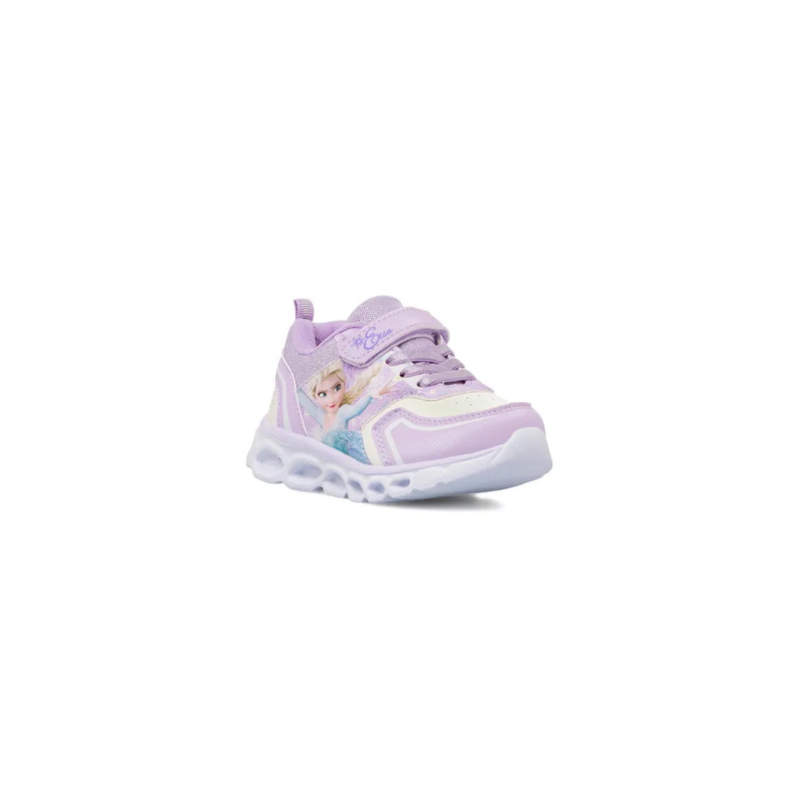 Sneakers Lilla con luci e chiusura a strappo da Bambina Frozen