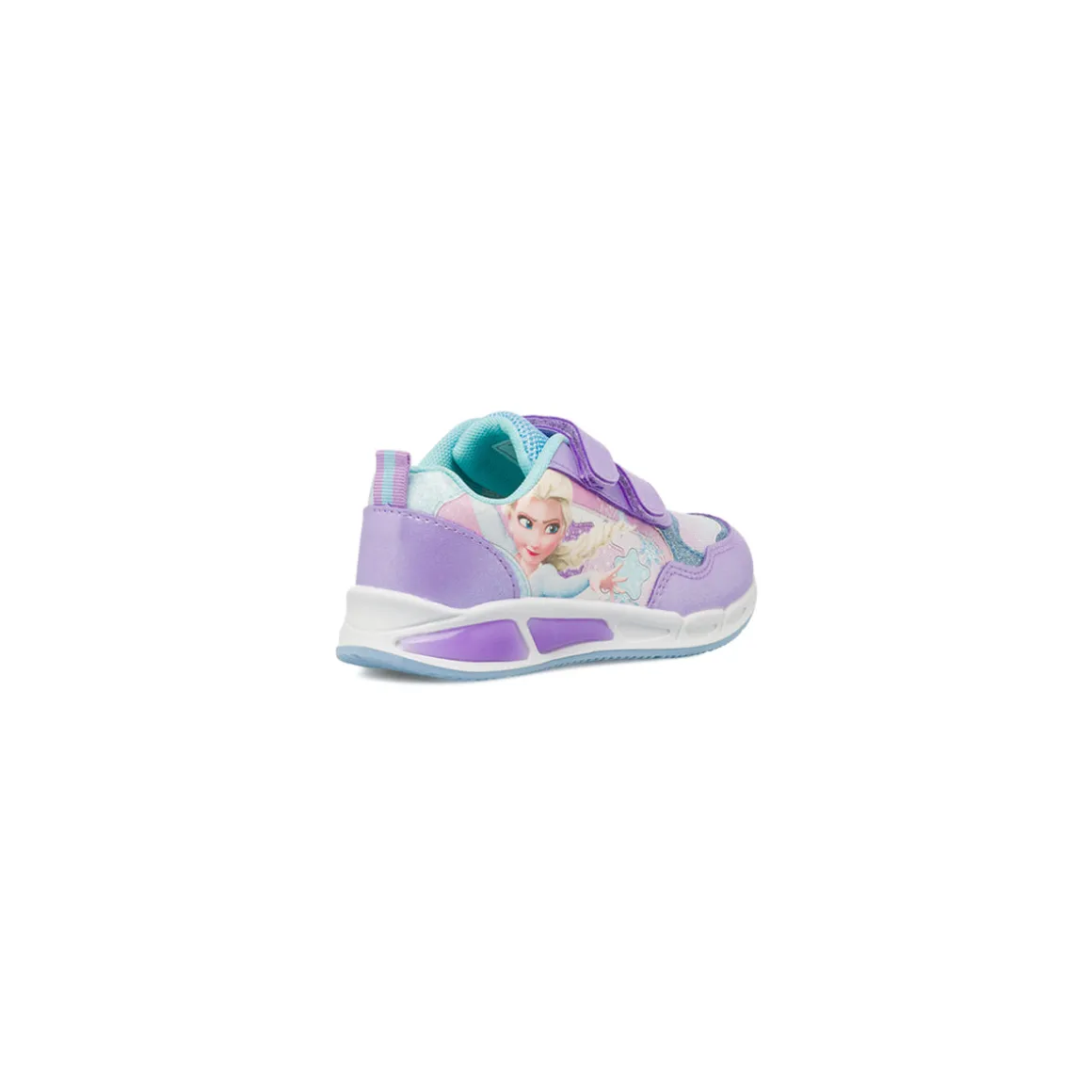 Sneakers lilla da Bambina con luci e strappo di Elsa Frozen