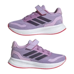 Sneakers lilla da Bambina con chiusura a strappo RUNFALCON 5 EL C adidas