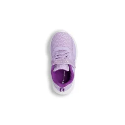 Sneakers lilla primi passi Bambina con dettagli glitter Champion Softy Evolve
