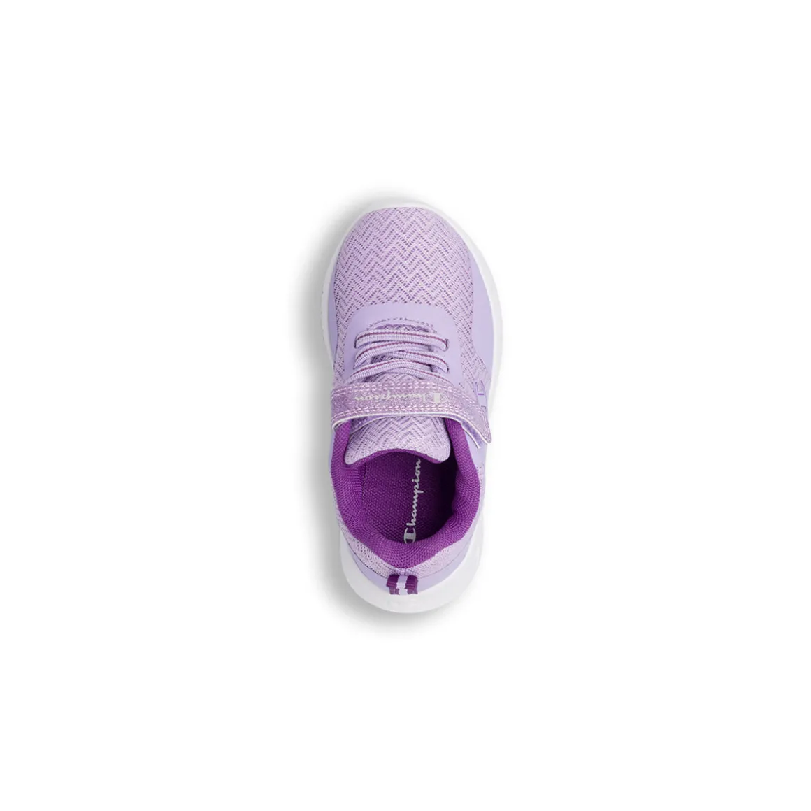 Sneakers lilla primi passi Bambina con dettagli glitter Champion Softy Evolve