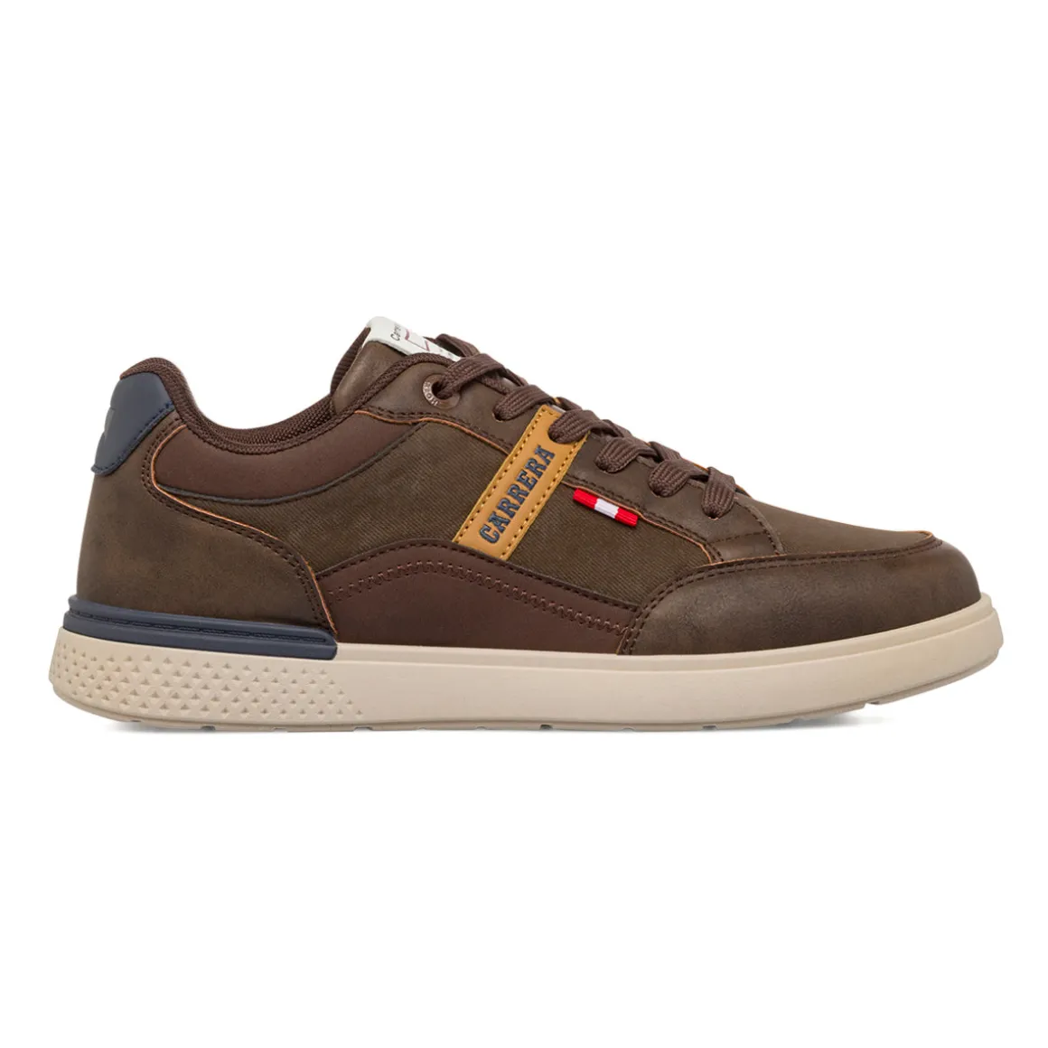 Sneakers marroni da Uomo con banda laterale Carrera Jeans