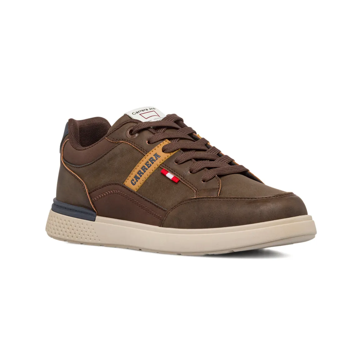 Sneakers marroni da Uomo con banda laterale Carrera Jeans