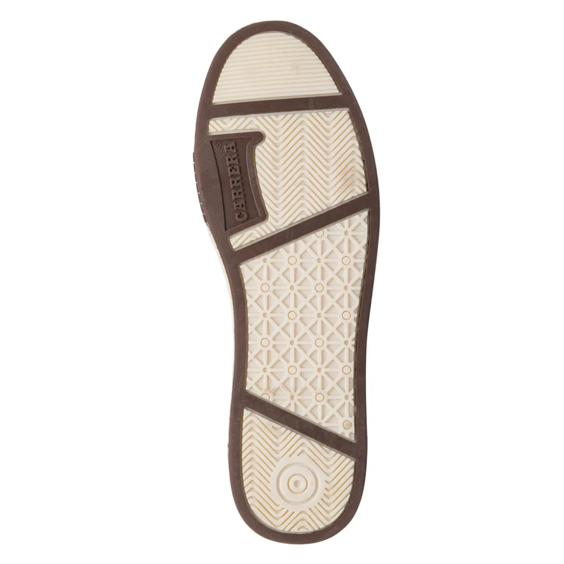 Sneakers marroni da Uomo con inserto effetto scamosciato Carrera Jeans