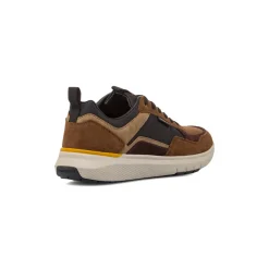 Sneakers marroni da Uomo con inserti in contrasto Lumberjack