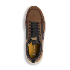 Sneakers marroni da Uomo con inserti in contrasto Lumberjack