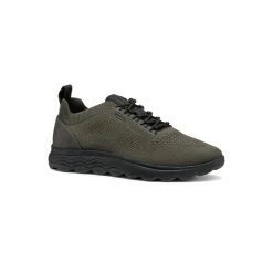 Sneakers marroni da Uomo con suola traspirante Geox