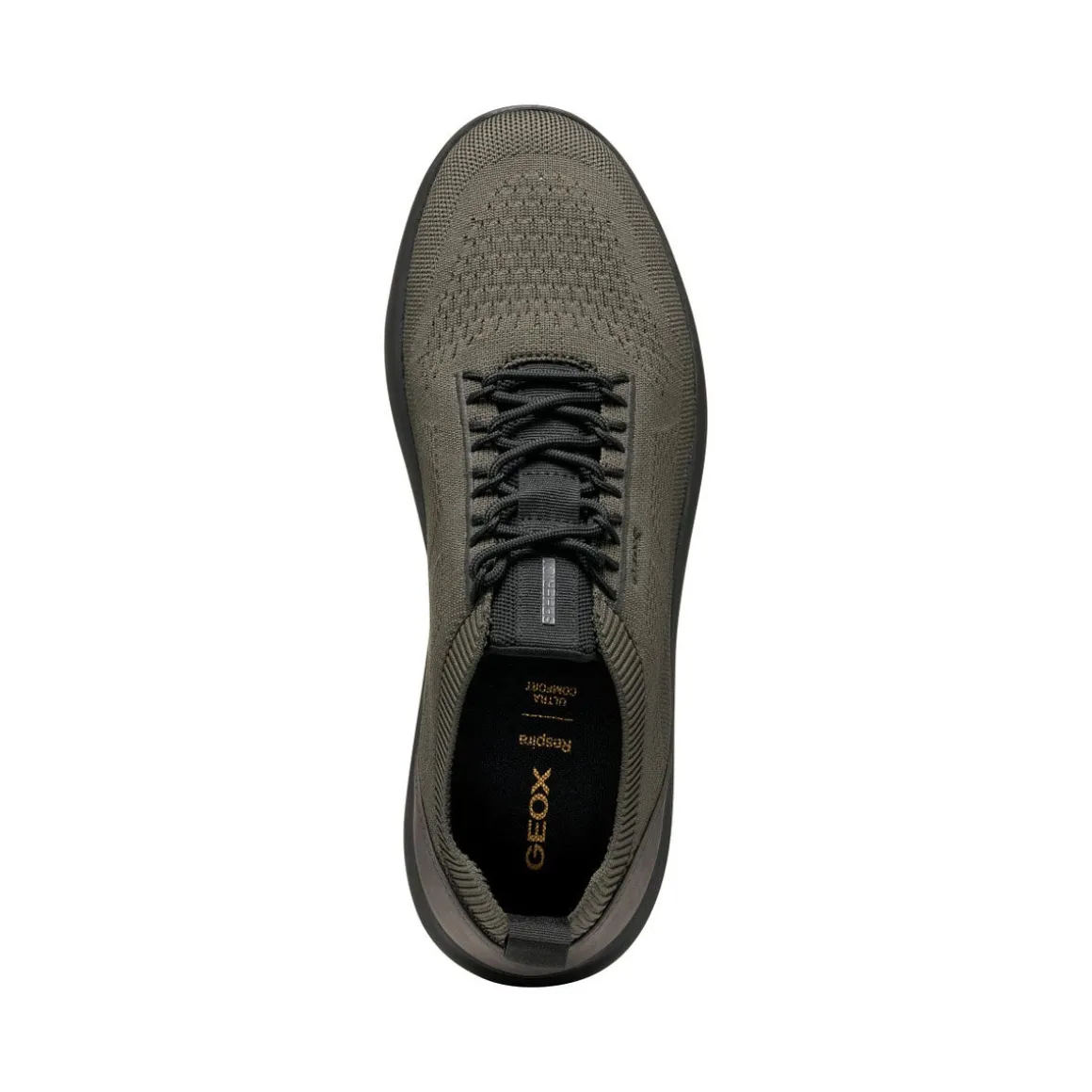 Sneakers marroni da Uomo con suola traspirante Geox