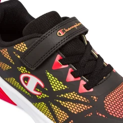 Sneakers nere da Bambino Champion con chiusura a strappo e luci