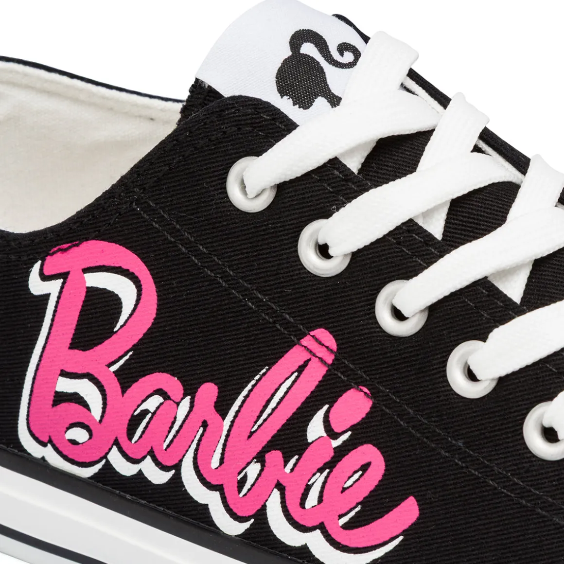 Sneakers Nere basse da Ragazza con logo Rosa laterale Barbie