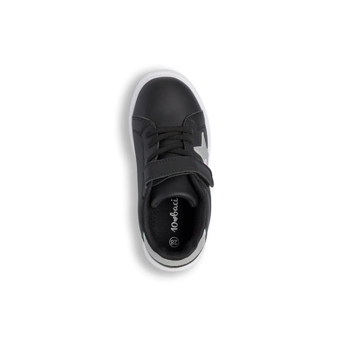 Sneakers nere da Bambina con dettagli glitter Dieci Baci
