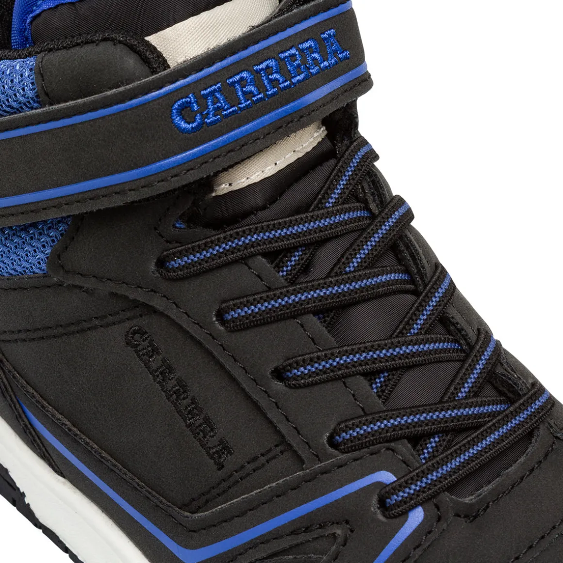 Sneakers nere da Bambino con dettagli in contrasto blu Carrera