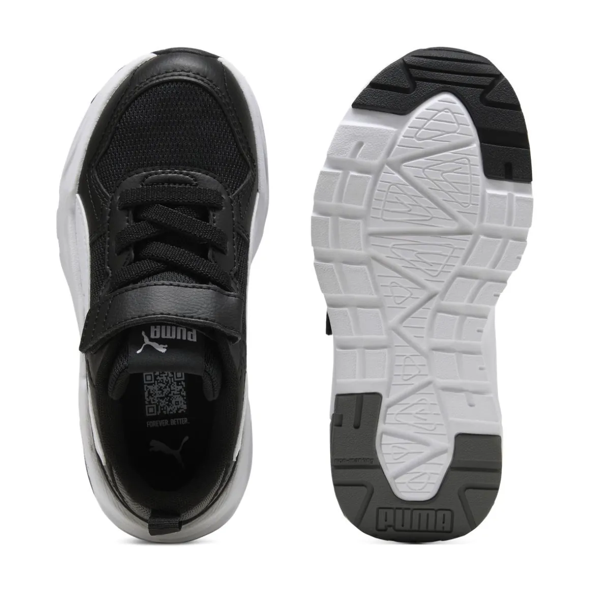 Sneakers nere da Bambino con chiusura a strappo Puma Trinity 2