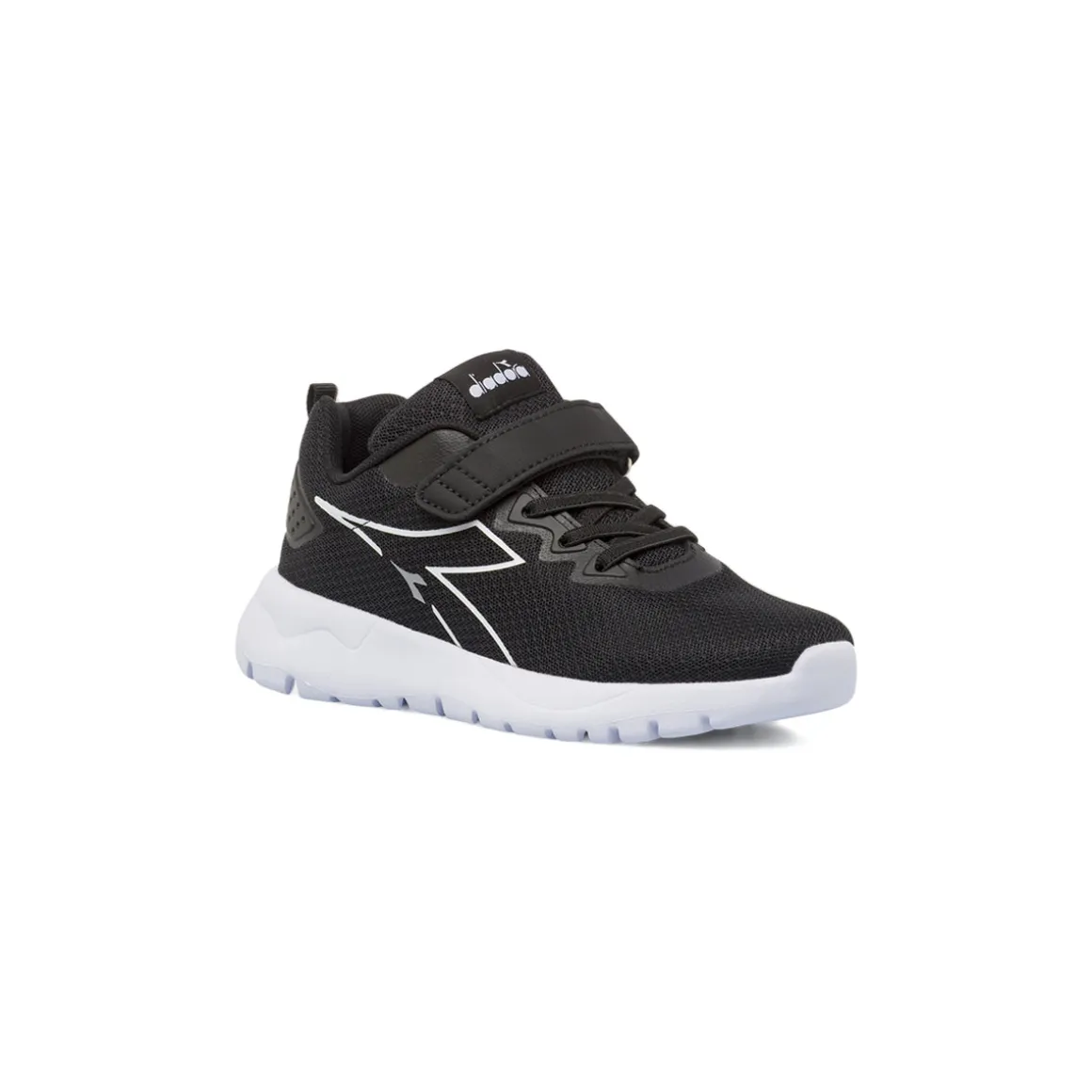 Sneakers nere da Bambino e Ragazzo con strappo e logo Diadora