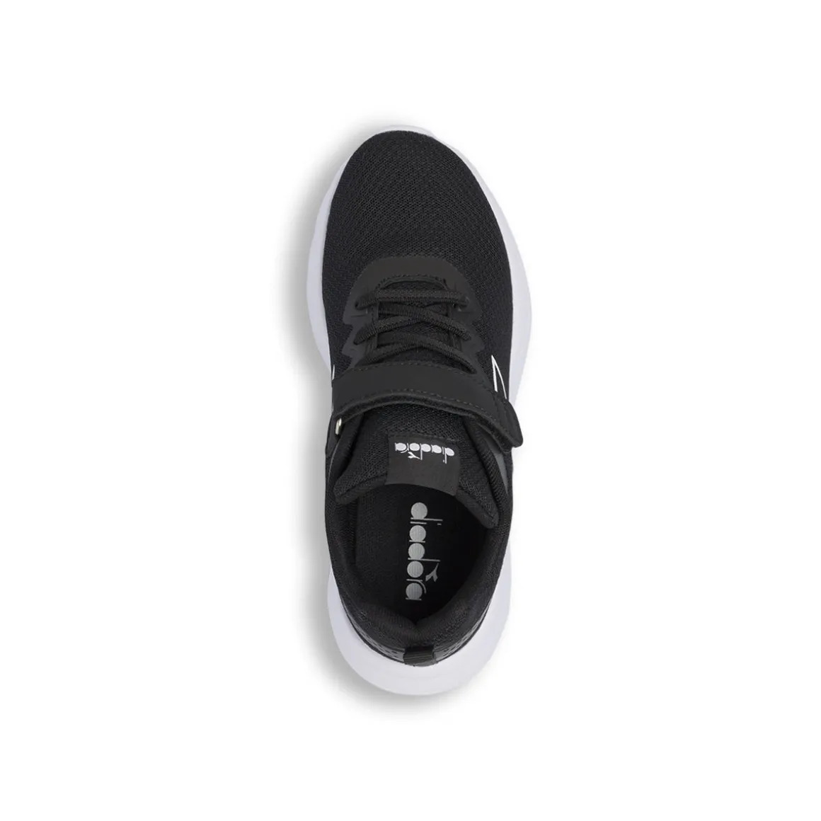 Sneakers nere da Bambino e Ragazzo con strappo e logo Diadora