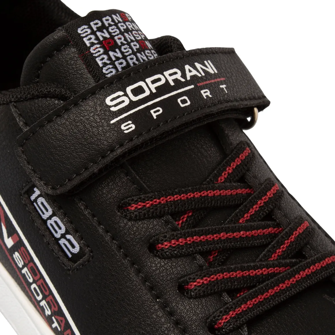 Sneakers nere da Bambino con chiusura a strappo Soprani Sport