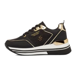 Sneakers nere da Donna con dettagli oro Beverly Hills