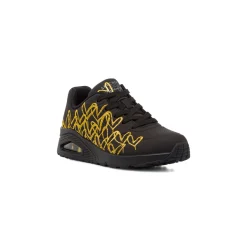 Sneakers nere da Donna con dettagli oro e memory foam Skechers Uno