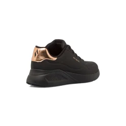 Sneakers nere da Donna con dettagli oro rosa Skechers UNO LITE