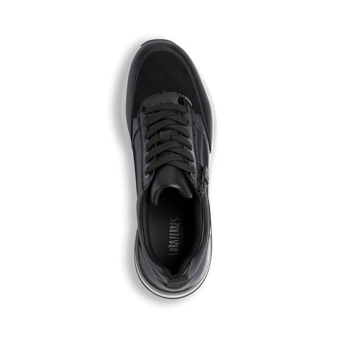 Sneakers nere da Donna con zip e zeppa Lora Ferres