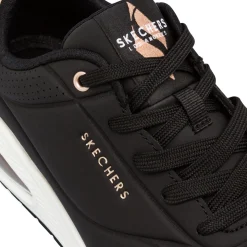 Sneakers nere da Donna con dettagli oro rosa Skechers UNO