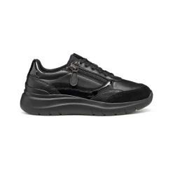 Sneakers nere da Donna Geox con suola traspirante e zip