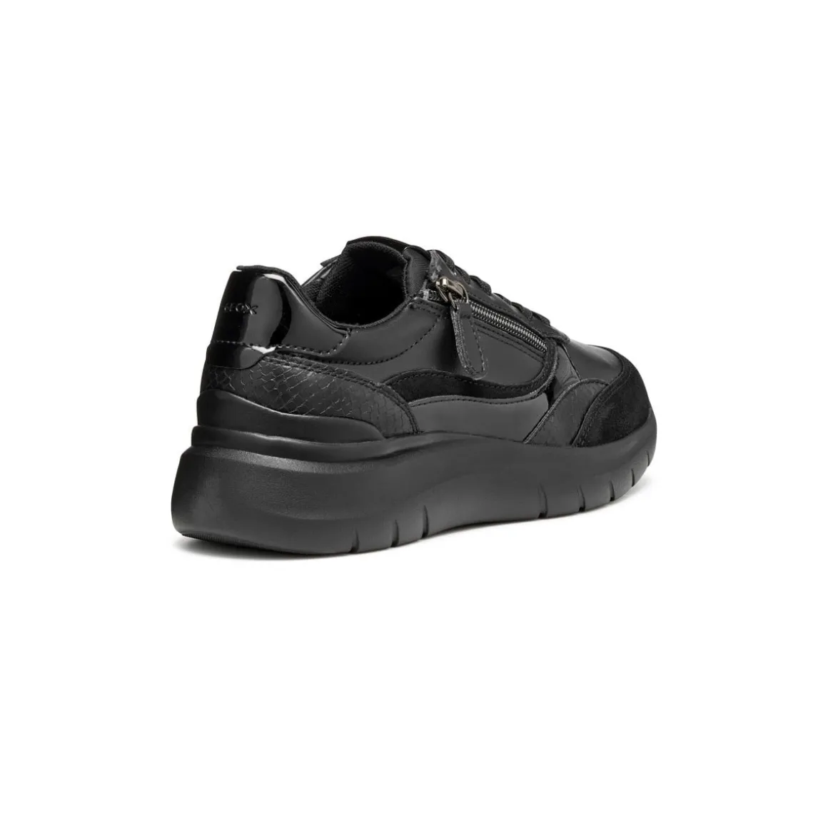 Sneakers nere da Donna Geox con suola traspirante e zip